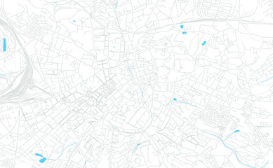 Fototapeta na wymiar Lviv, Ukraine bright vector map