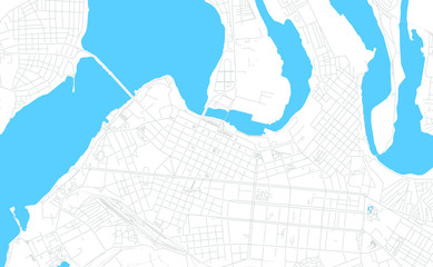 Mykolaiv, Ukraine bright vector map