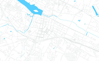 Khmelnytskyi, Ukraine bright vector map