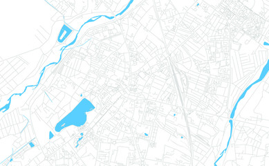 Ivano-Frankivsk, Ukraine bright vector map
