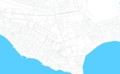 Nikopol, Ukraine bright vector map