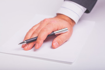signing of an agreement