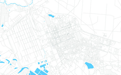 Sieverodonetsk, Ukraine bright vector map
