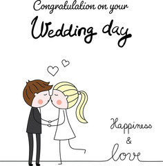 wedding day card