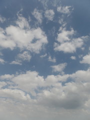 Fototapeta na wymiar Cloud formations in the sky