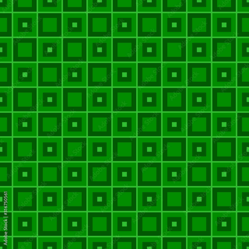 Poster simple seamless pattern - vector square background design