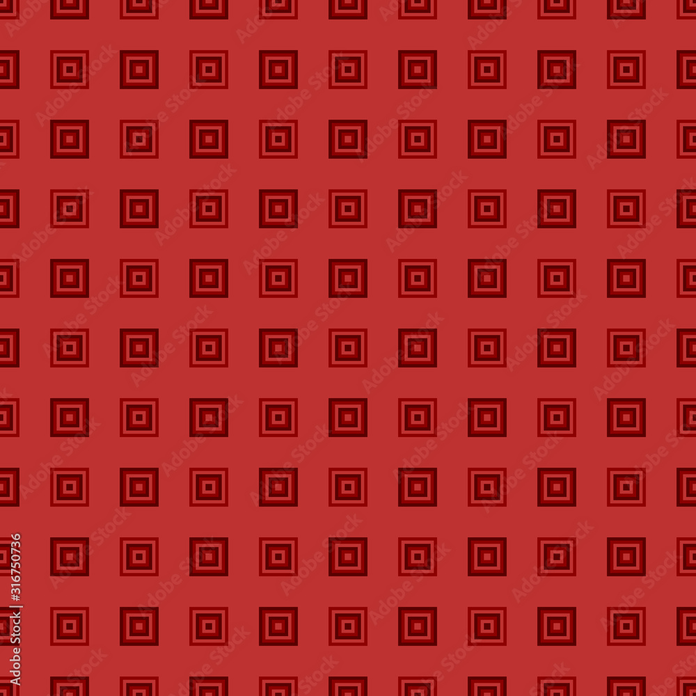 Poster simple seamless pattern - vector square background design