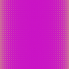 Pink geometrical halftone dot pattern background design - abstract vector graphic