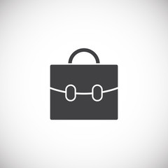 School related icon on background for graphic and web design. Simple illustration. Internet concept symbol for website button or mobile app