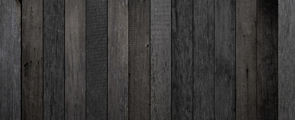 Old  dark wooden boards texture for background. - 316753141