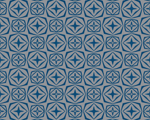 Fototapeta premium Seamless vector pattern in ornamental style. Geometric desing texture for greeting card and gifts.