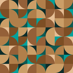 Seamless geometric pattern. Abstract pattern of circles