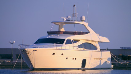 Fototapeta premium yacht in the sea
