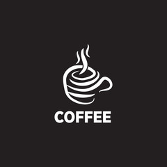 Coffee shop icon logo design vector template