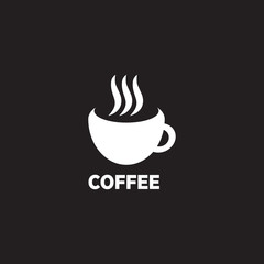 Coffee shop icon logo design vector template