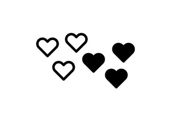 HEART ICON VECTOR 