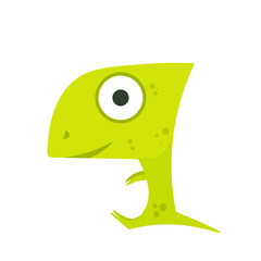 T-rex baby icon. Clipart image isolated on white background