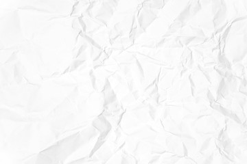 Paper texture Crumpled White.Top view.