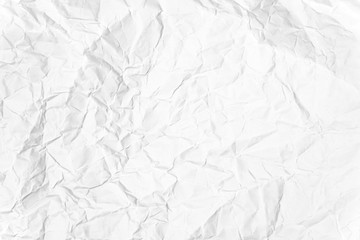 Paper texture Crumpled White.Top view.