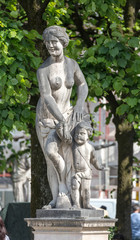Fototapeta na wymiar 26 May 2019, Salzburg, Austria. Mirabell garden - sculptures