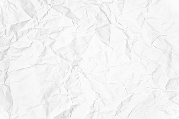 Paper texture Crumpled White.Top view.