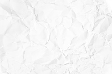 Paper texture Crumpled White.Top view.