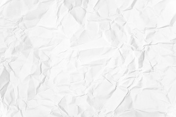 Paper texture Crumpled White.Top view.