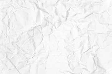 Paper texture Crumpled White.Top view.