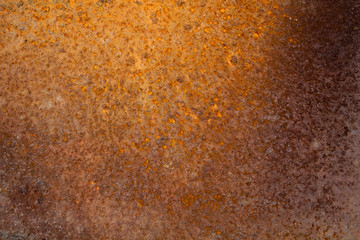Old rusted metallic sheet detail