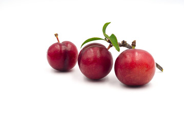 Cherry isolated on white background
