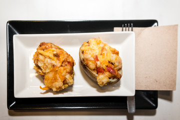 patatas asadas rellenas