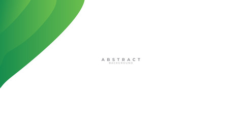 Green abstract background with liquid wave gradient color for presentation design. Suit for business, corporate, institution, conference, party, festive, seminar, and talks.