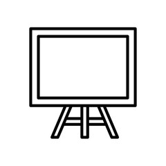 Board stand icon vector trendy design