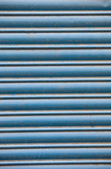 Full frame shot of blue shutter