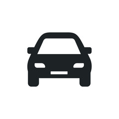 Plakat Vector car icon. Auto black icon.