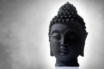 face of buddha, the pioneer or founder of Buddhism