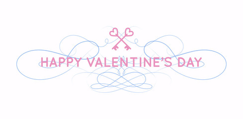 Happy valentines day greetings card design.Typography poster with handwritten calligraphy text. Vector illustration.