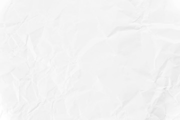 Paper texture Crumpled White.Top view.