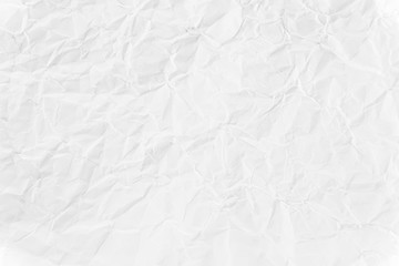 Paper texture Crumpled White.Top view.