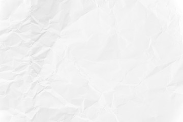 Paper texture Crumpled White.Top view.