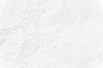 Paper texture Crumpled White.Top view.