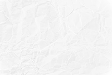 Obraz premium Paper texture Crumpled White.Top view.