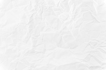 Paper texture Crumpled White.Top view.