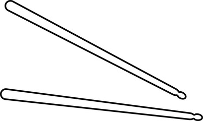 Drumstick icon, vector illustration