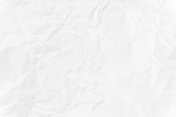 Paper texture Crumpled White.Top view.