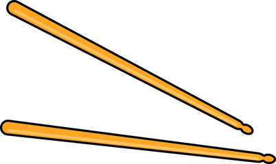 Drumstick icon, vector illustration
