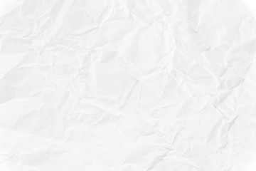 Obraz premium Paper texture Crumpled White.Top view.