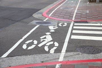 Pedestrian and bicycle crossing