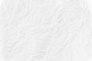 Paper texture Crumpled White.Top view.