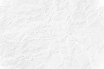 Paper texture Crumpled White.Top view.